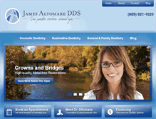 Tablet Screenshot of jamesaltomaredds.com